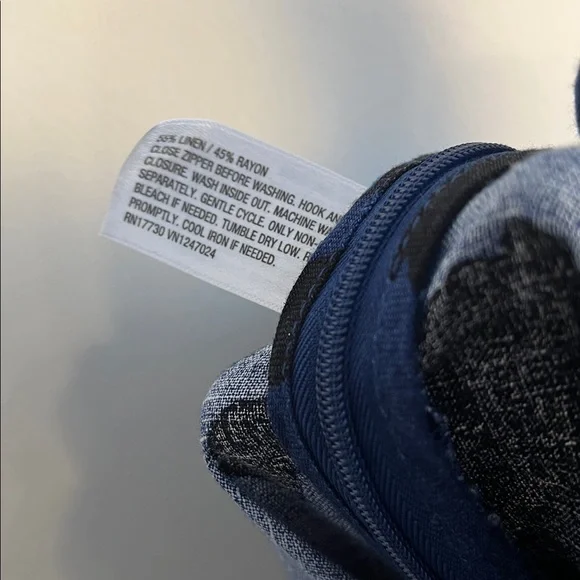 New! Kate Spade x Target Elegant Blue Floral One-Shoulder Jumpsuit Linen Size 10 - Picture 8 of 8